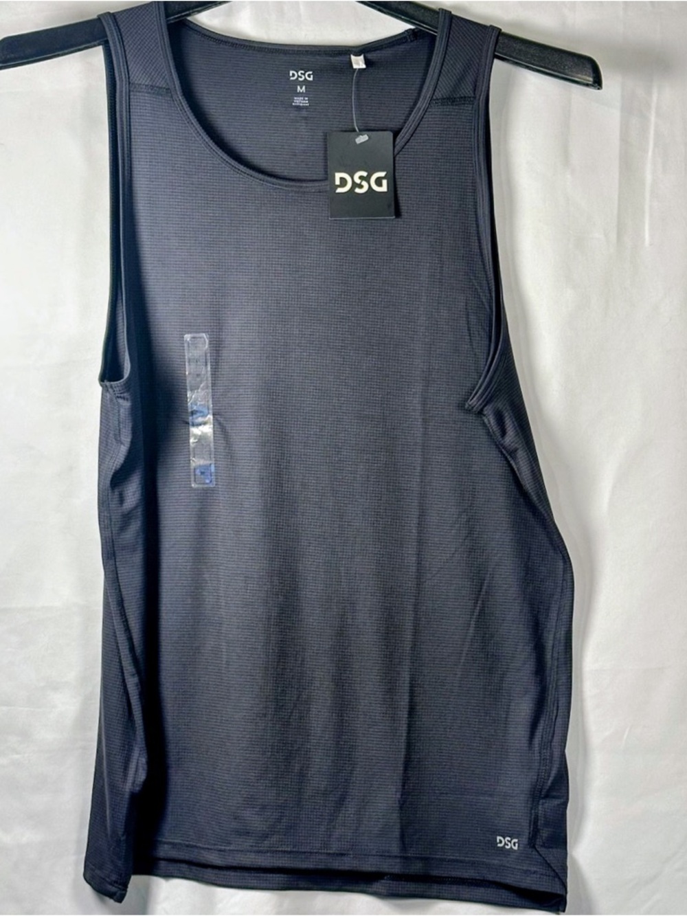 DSG Men's Pure Black Run Tank